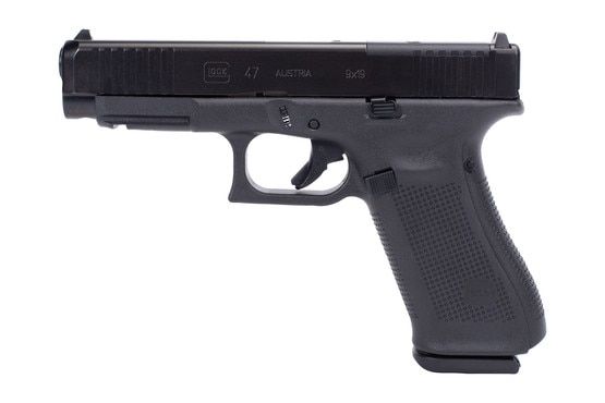 G47 Glock pistol with 17 round capacity in 9mm